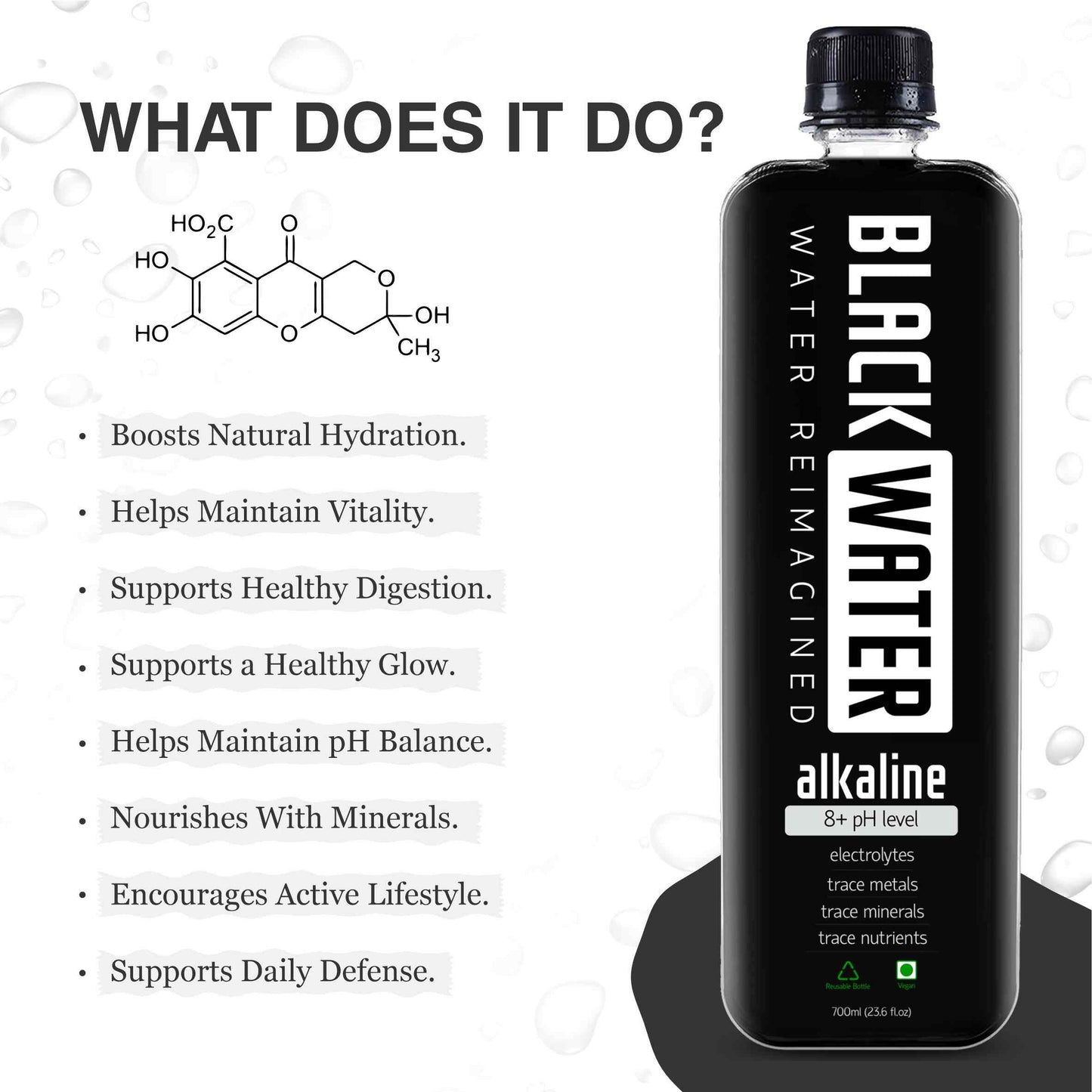 Black Water with pH 8.0+